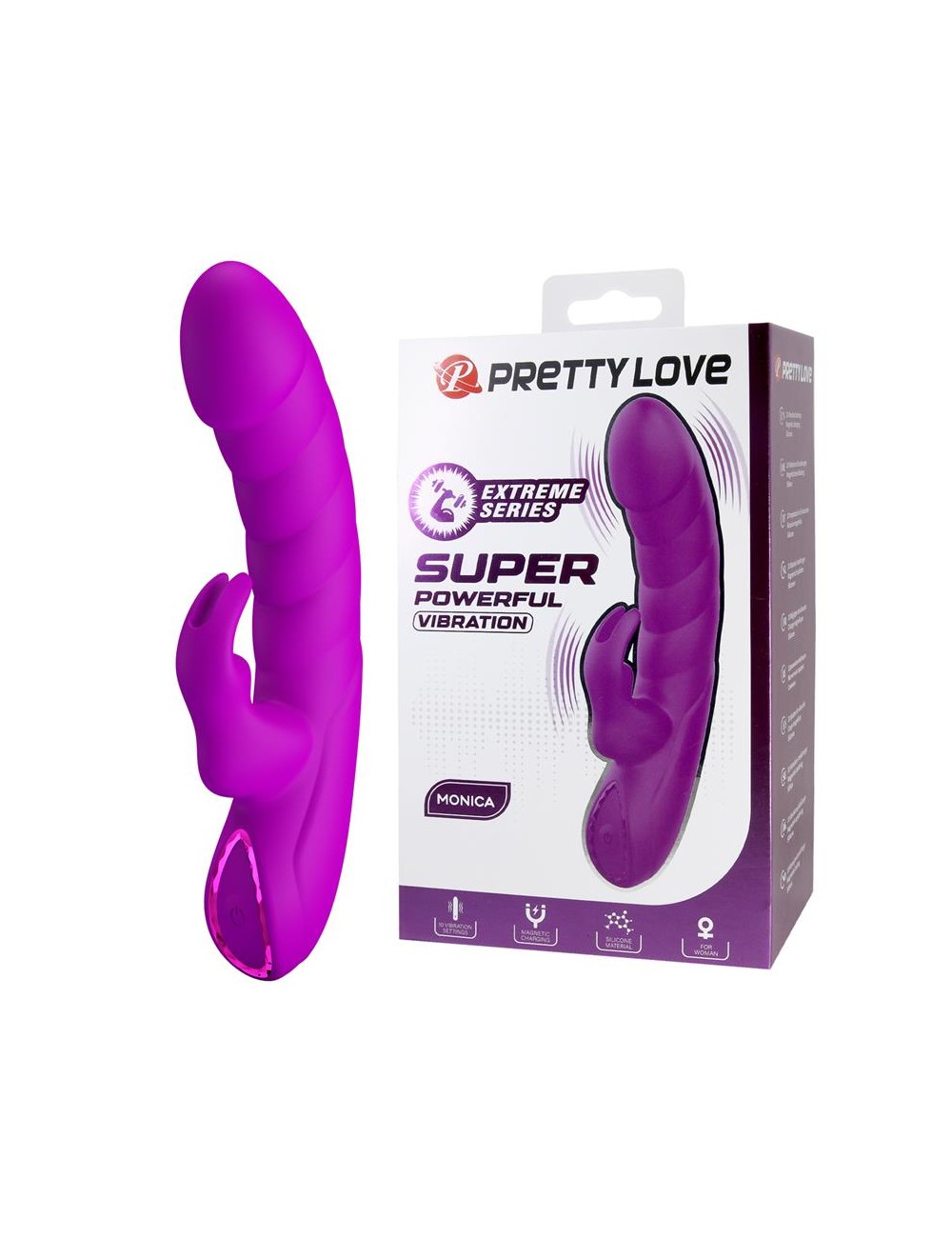 Monica Vibrador con Conejito