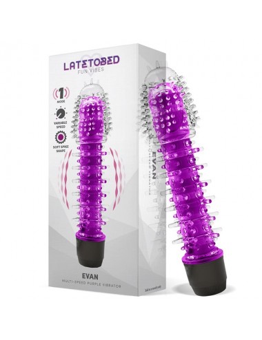 Evan Vibrador Multi Velocidad Purpura