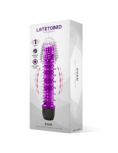 Evan Vibrador Multi Velocidad Purpura