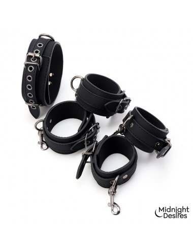 Set de Restricciones con Collar y Esposas
