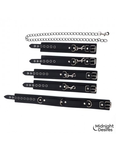 Set de Restricciones con Collar y Esposas