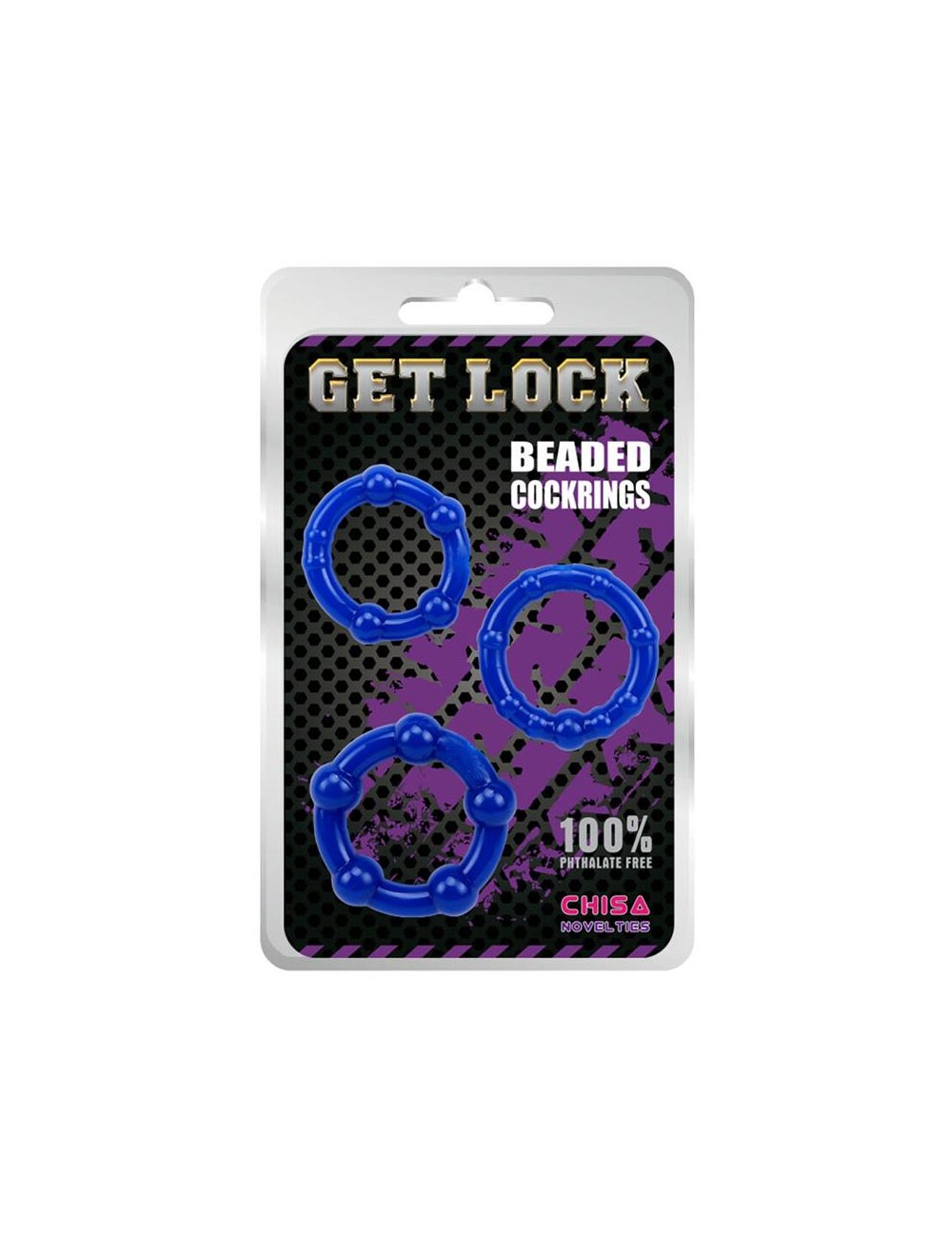 Anillos para el Pene Beaded Azul