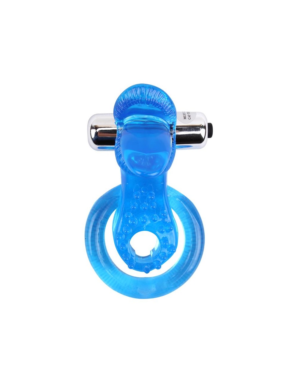 Anillo Vibrador para el Pene The Tongue Azul