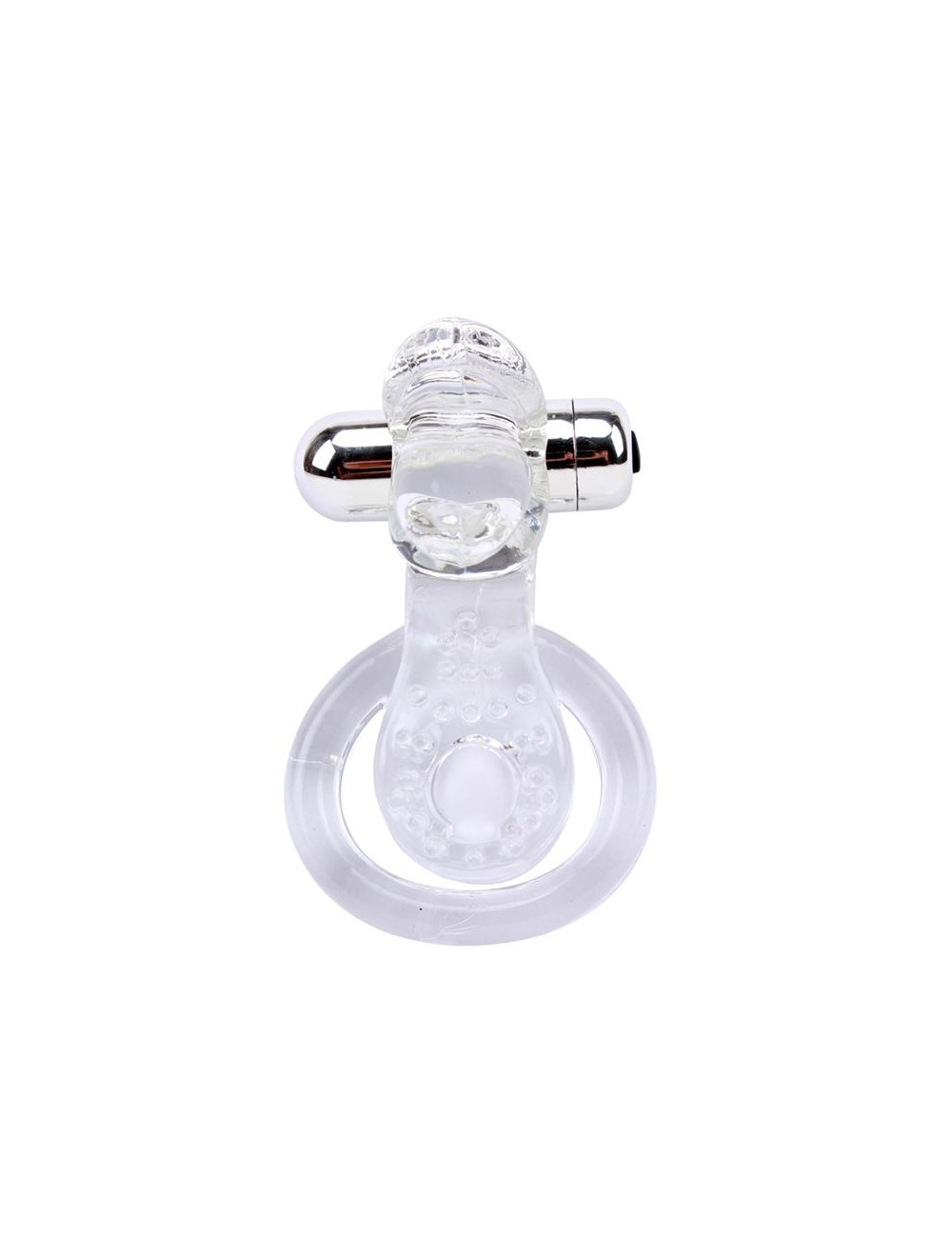 Anillo Vibrador para el Pene The Tongue Transparente