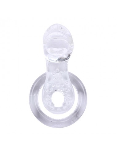 Anillo Vibrador para el Pene The Tongue Transparente