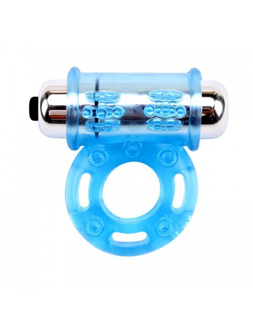 Anillo Vibrador para el Pene Bull Ring Azul