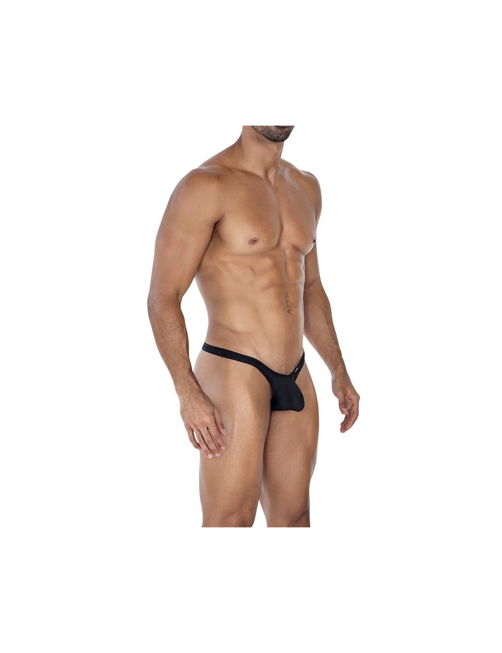 C4MSPXBUL02 Tanga Bulge Negro