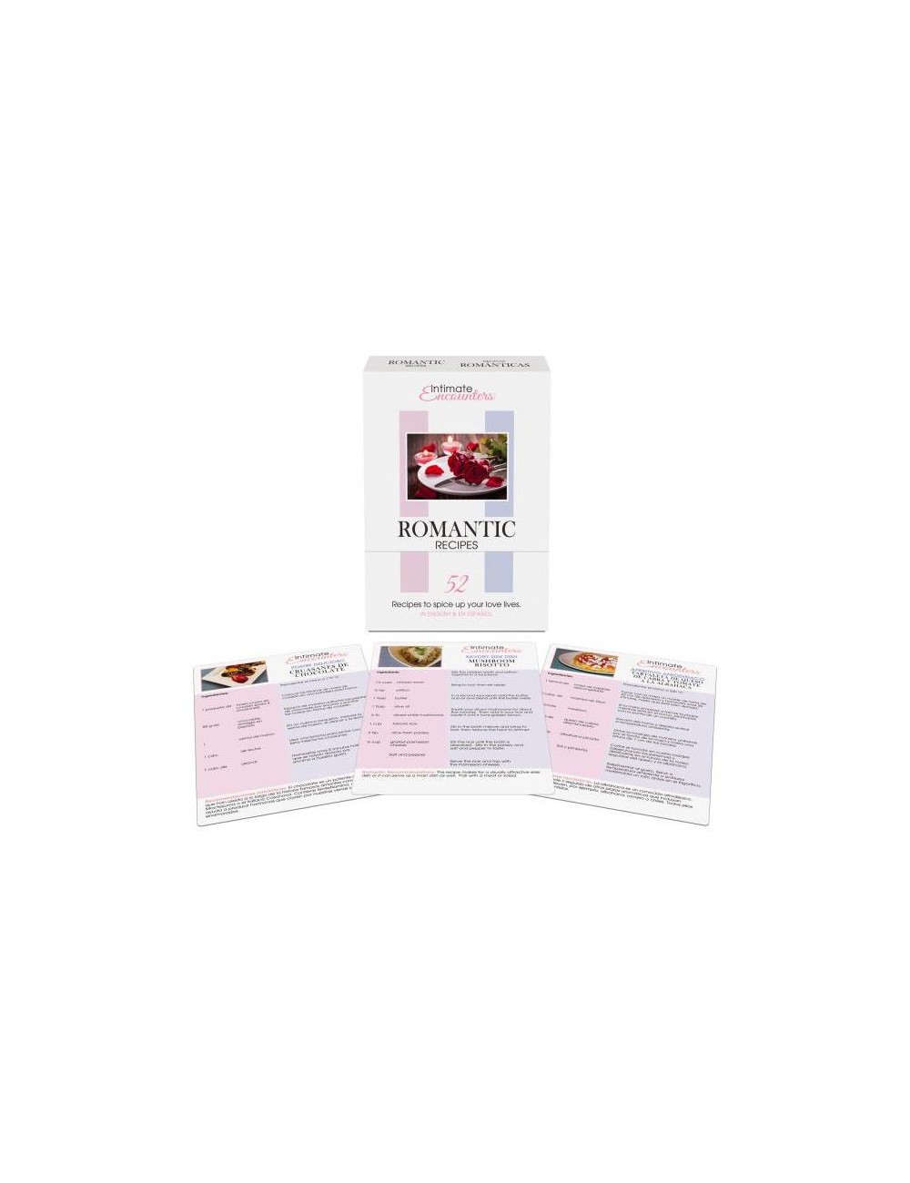 Kit de Parejas Intimate Encounters Romantic Recipes EN ES
