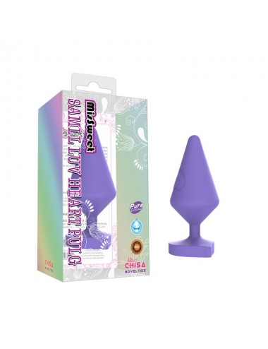 Plug Anal Luv Heart Large Purpura