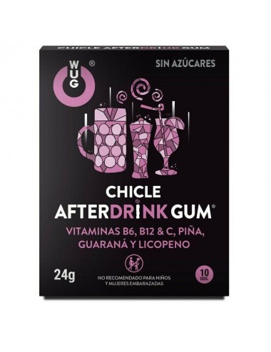 Chicle Afterdrink 10 Uds