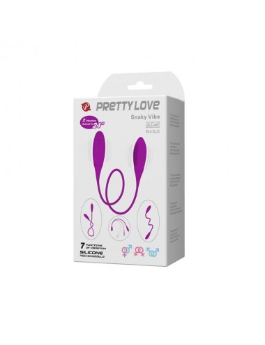 Pretty Love Huevos Vibradores Snaky Vibe Color Purpura