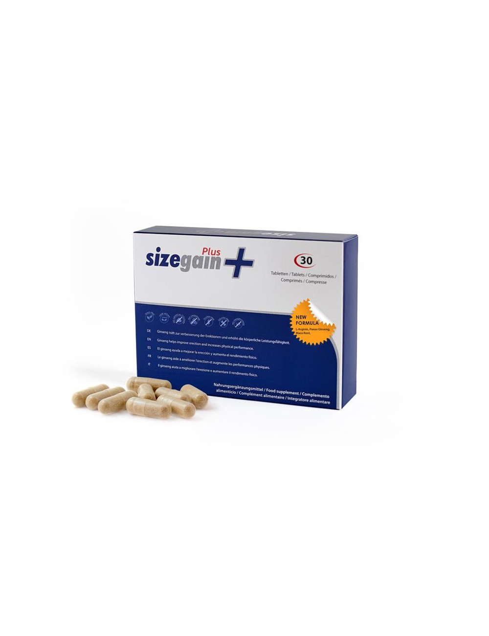 Sizegain Plus Pastillas Nueva Formula