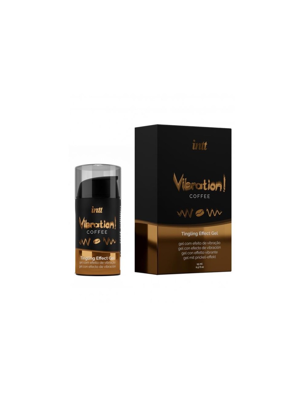 Vibrador Liquido Efecto Calor Sabor Cafe 15 ml