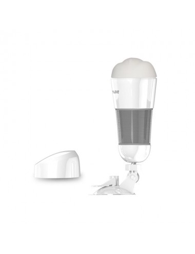 Masturbador con Vibracion Hedy Blanco Vagina