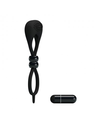 Pretty Love Anillo Vibrador Locker Color Negro