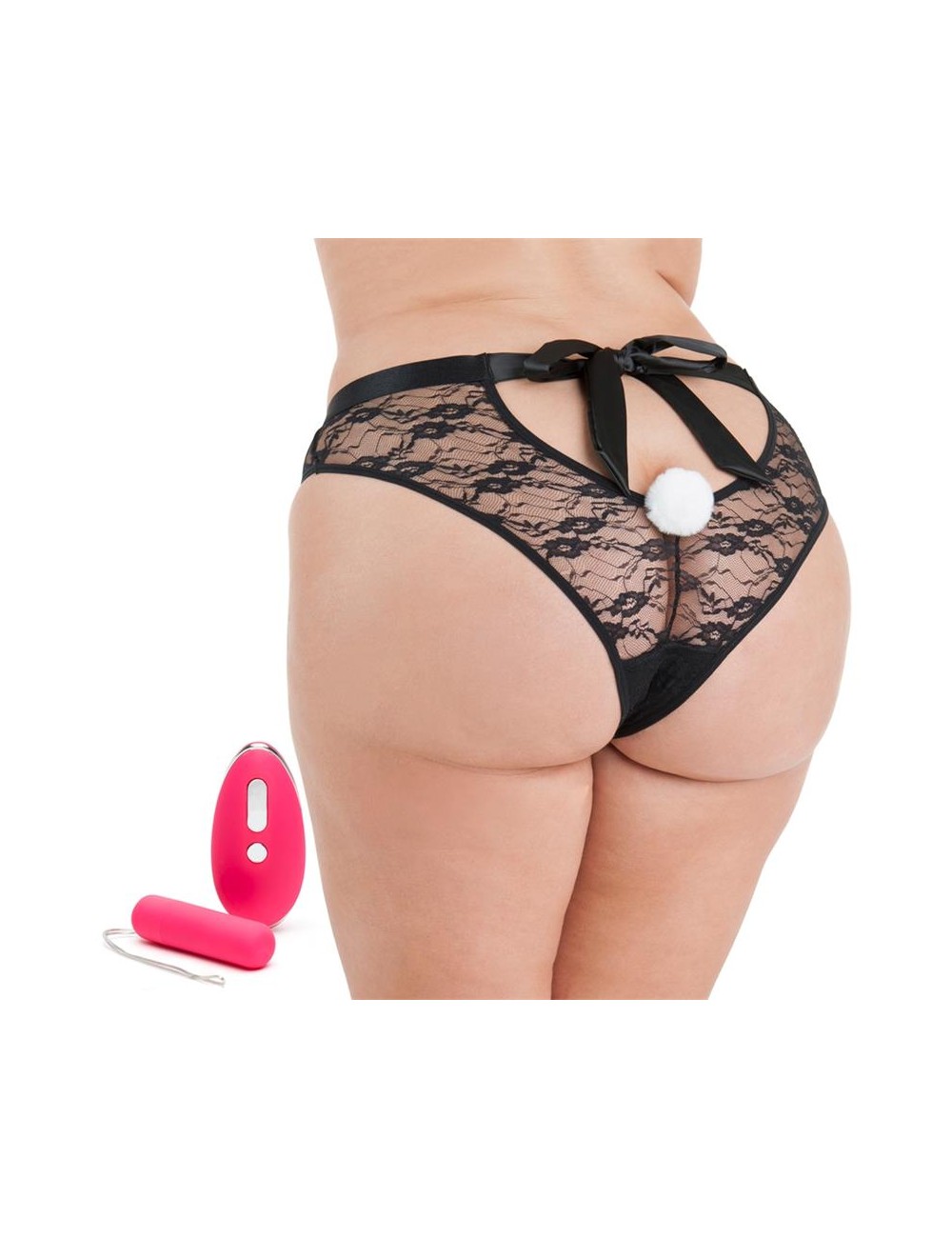 Estimuador Braguita Grande Control Remoto USB Rosa