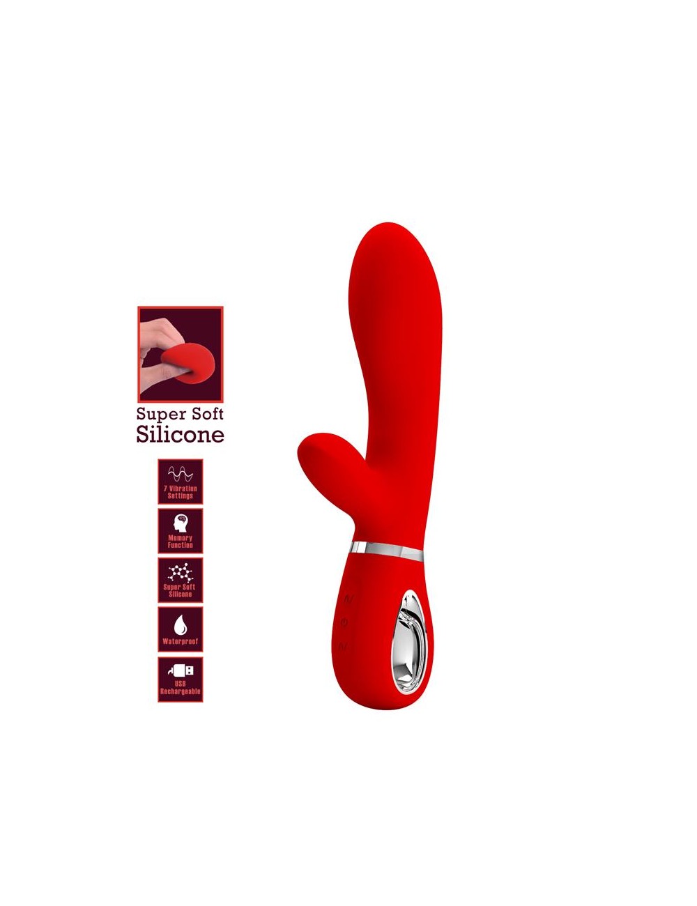 Thomas Vibrador Punto G Rojo