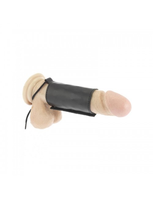 Tubo de Cuero para el Pene Ajustable