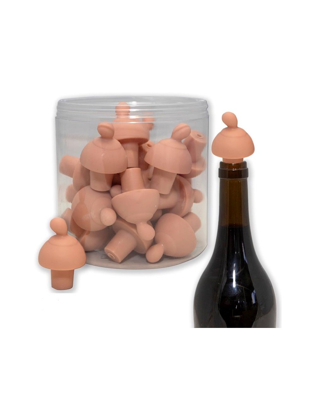 Tapon para Vino Forma de Pecho 1 ud