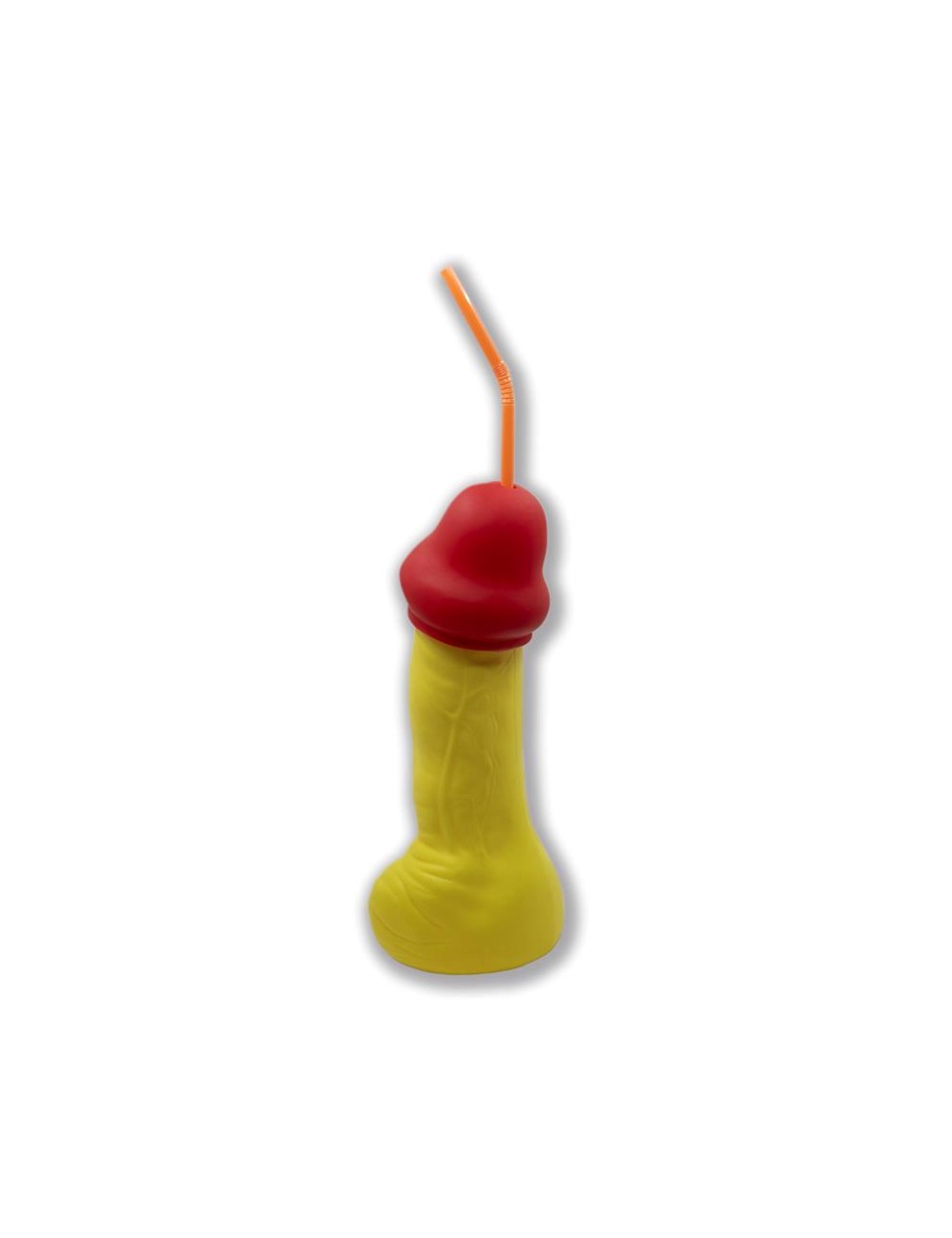 Vaso con Forma de Pene Fluorescente 500 ml