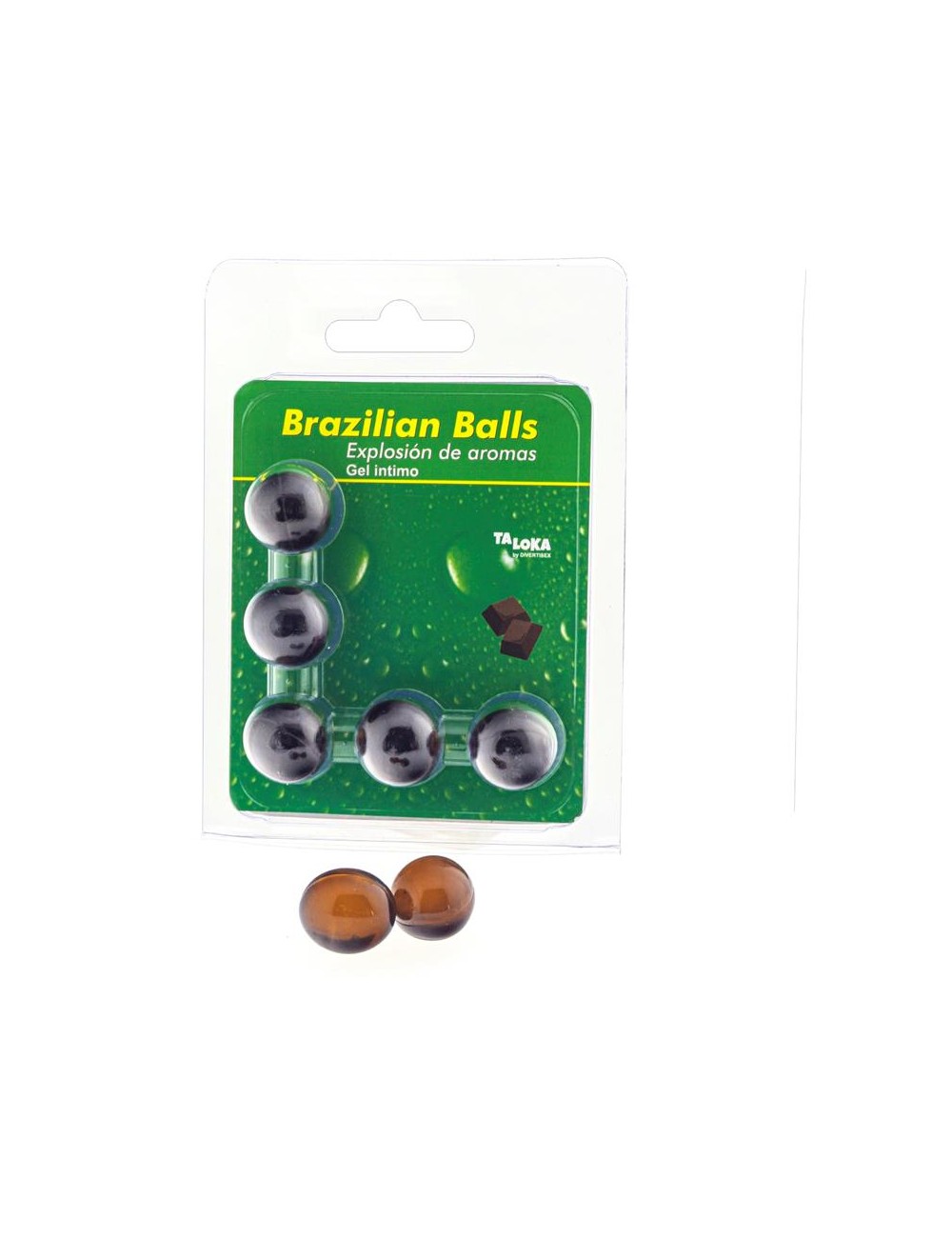 Set 5 Brazilian Balls Explosion Aroma Chocolate