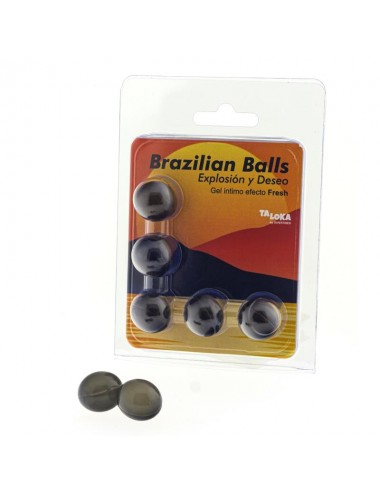 Set 5 Brazilian Balls Gel Excitante Efecto Fresh