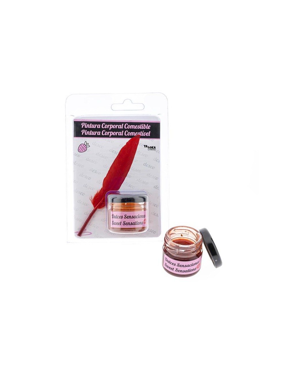 Pintura Corporal Besable Sabor Fresa