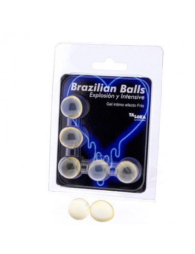 Set 5 Brazilian Balls Excitante Efecto Vibrante Frio