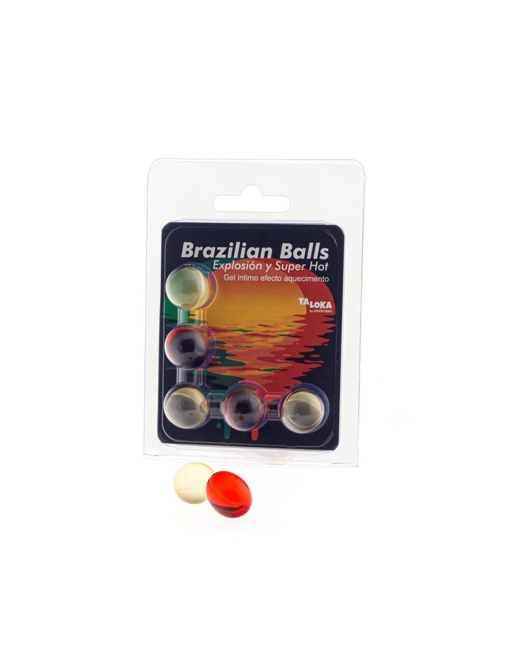 Set 5 Brazilian Balls Gel Efecto Supercalientamiento