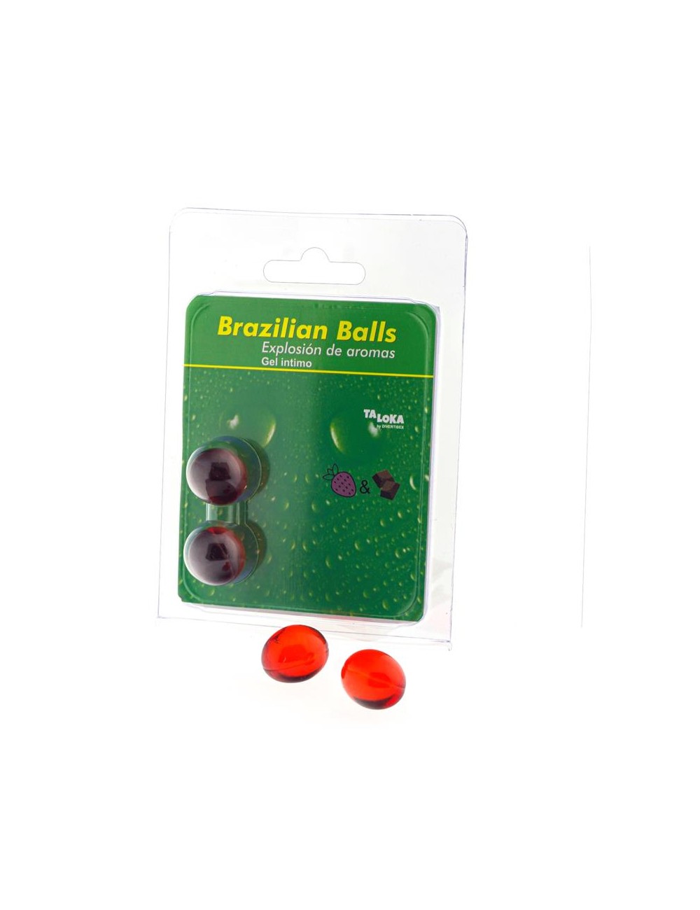 Set 2 Brazilian Balls Aroma Fresa y Chocolate