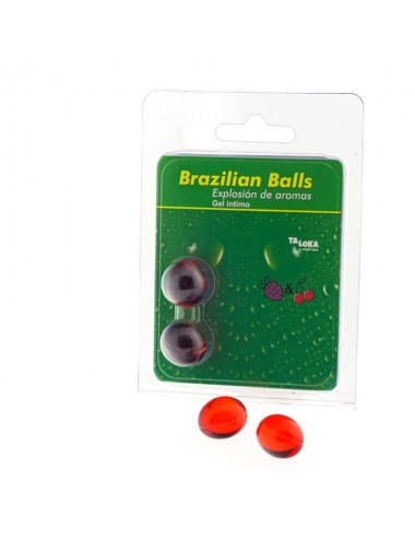 Set 2 Brazilian Balls Aroma de Fresa y Cereza