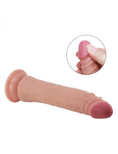 Kable Dildo Piel Deslizante Retractil 83