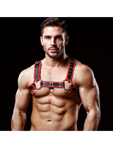 Odiseo Arnes Masculino para el Pecho Cuero Vegano