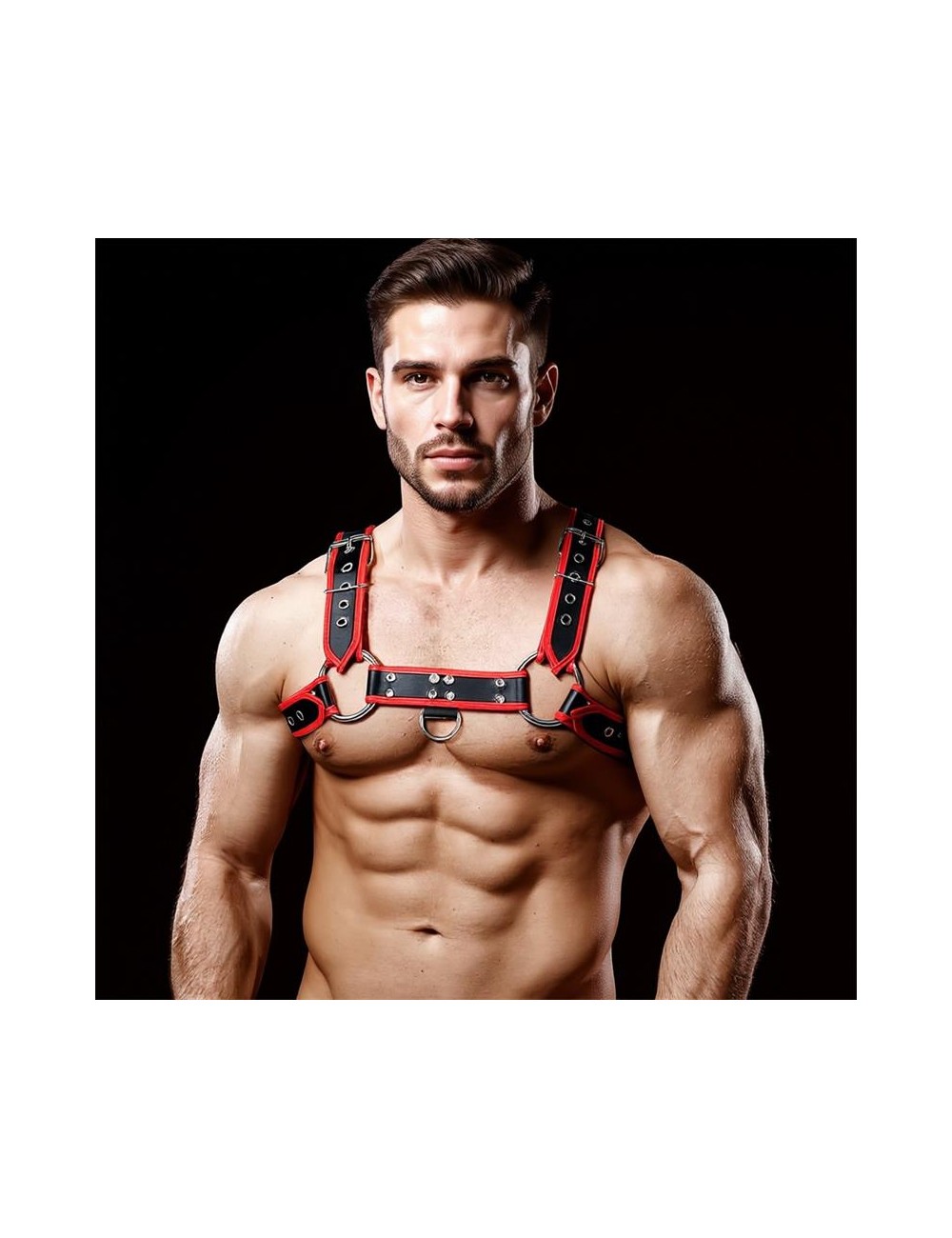 Odiseo Arnes Masculino para el Pecho Cuero Vegano