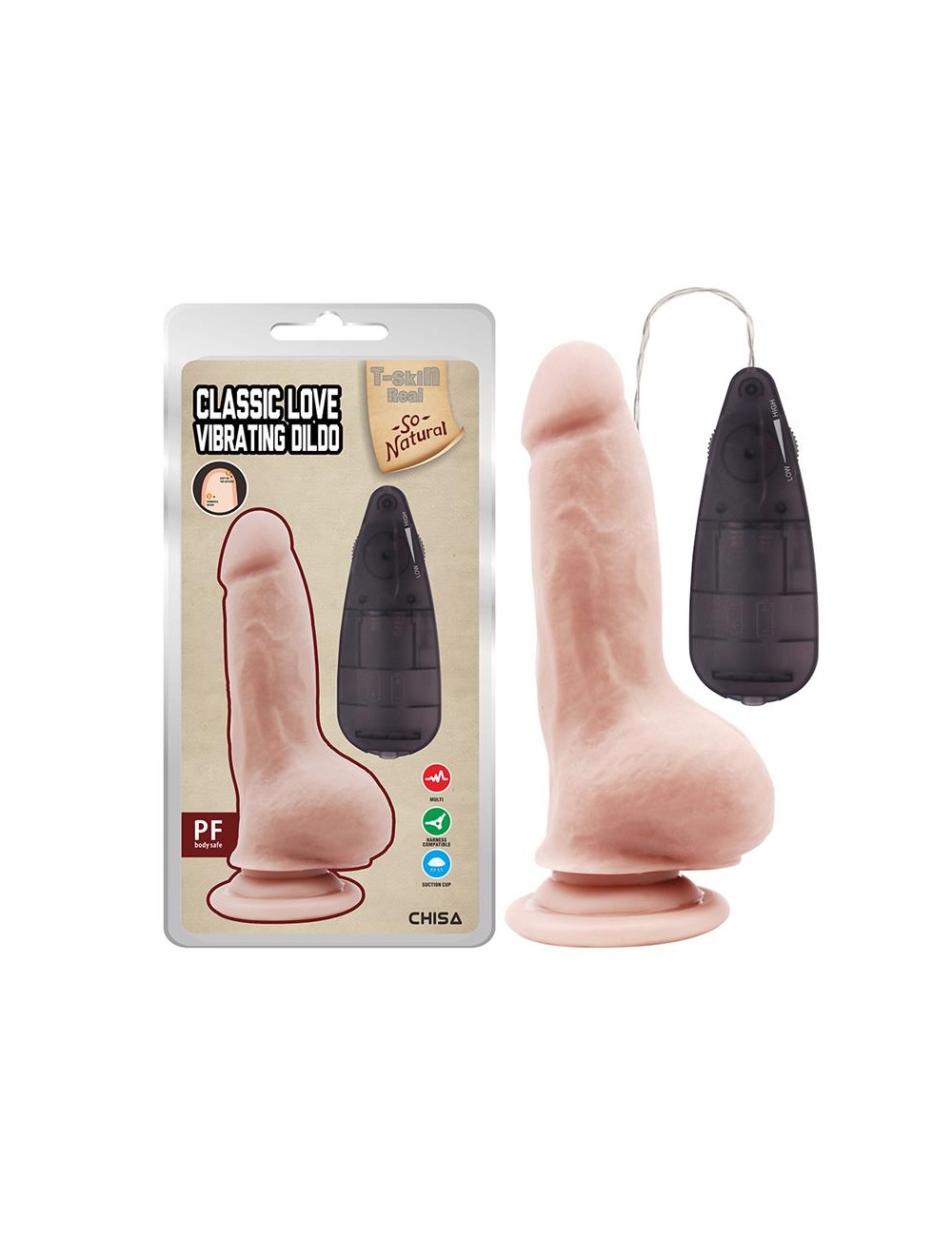 Dildo Vibrador Realista Classic Love 78