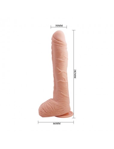 Alex Dildo con Testiculos Punto G con Ventosa Natural