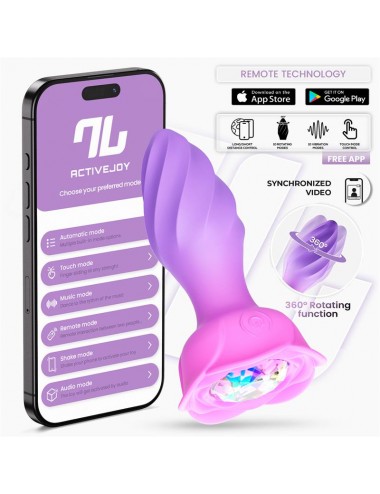 Moxy Plug Anal con Rotacion 360º con App