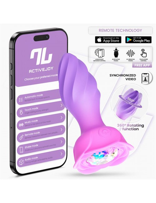 Moxy Plug Anal con Rotacion 360º con App
