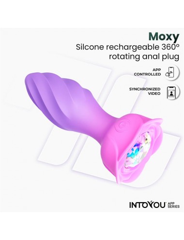 Moxy Plug Anal con Rotacion 360º con App
