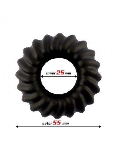 Anillo para el Pene Sawtooth Silicona Liquida 25 mm