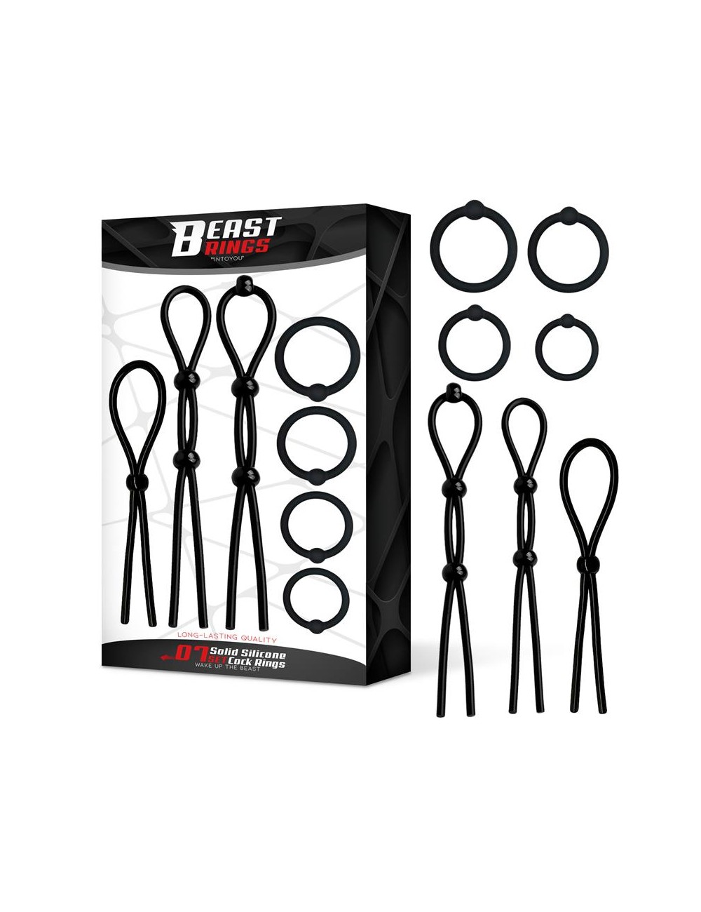 Set de 7 Anillos para el Pene Silicona Solida