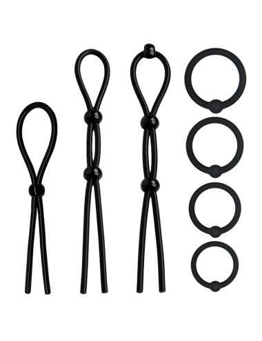 Set de 7 Anillos para el Pene Silicona Solida