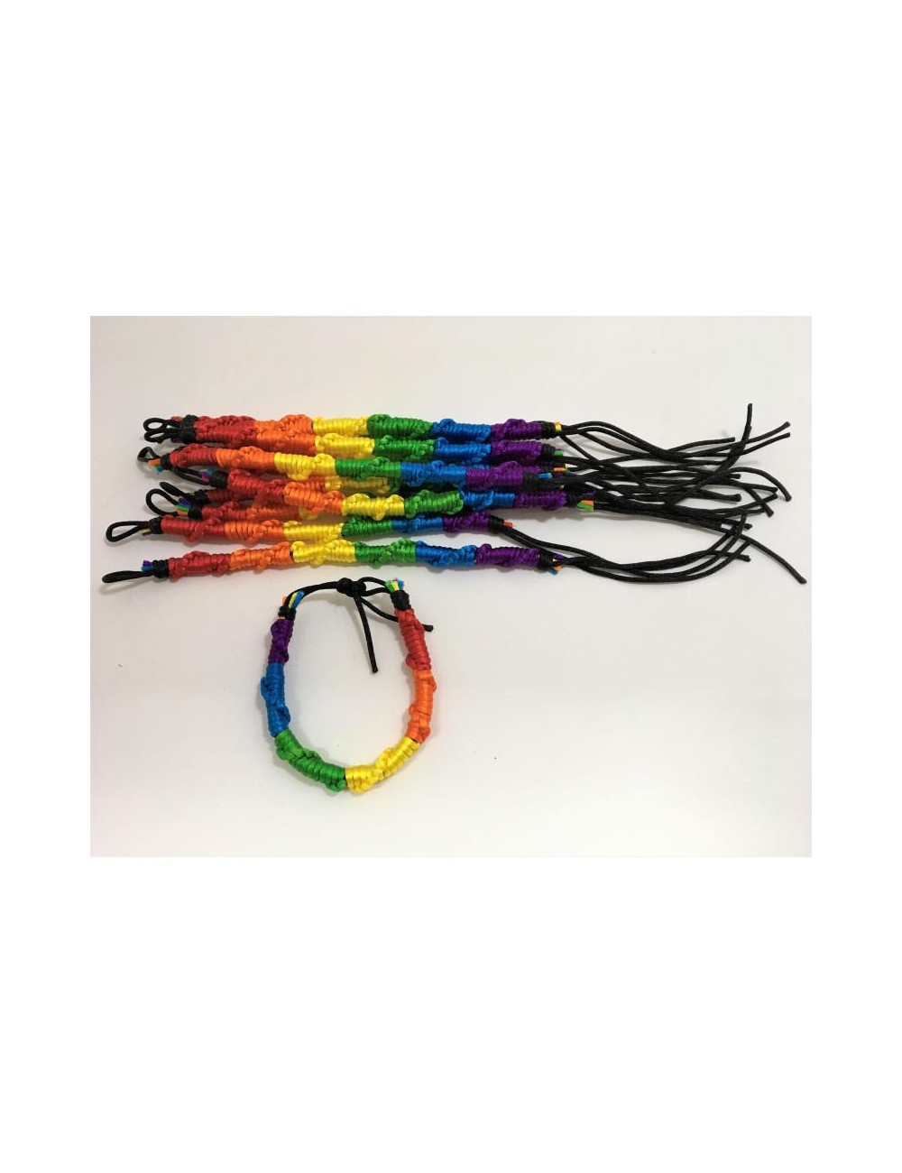 Pulsera Trenza con Bandera LGBT