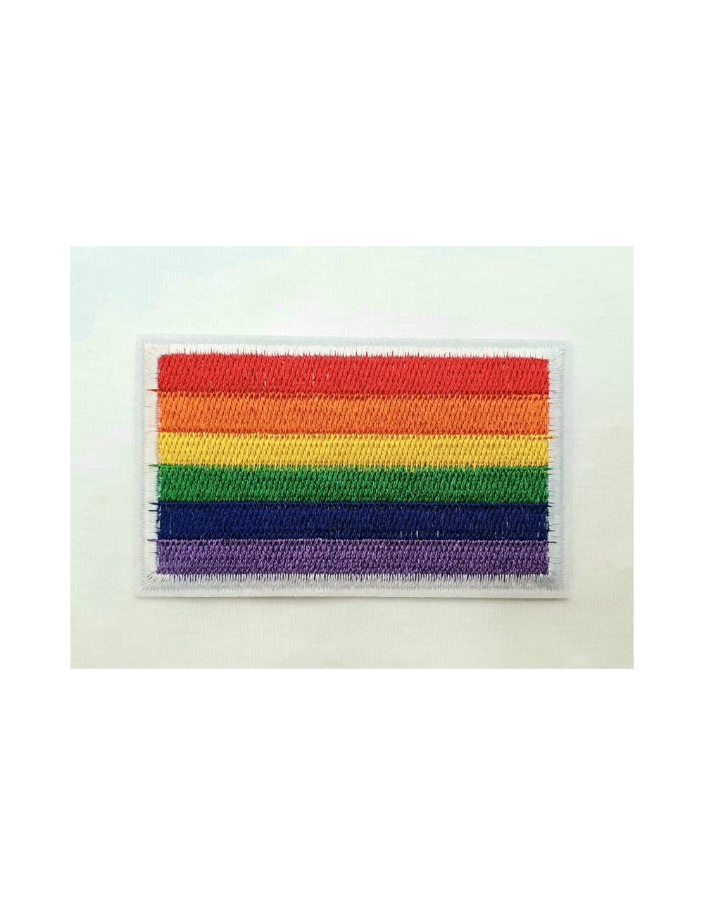 Parche Rectangular Bandera LGBT