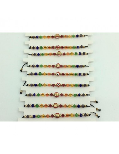 Pulsera Pequena Ojo Turco Bandera LGBT