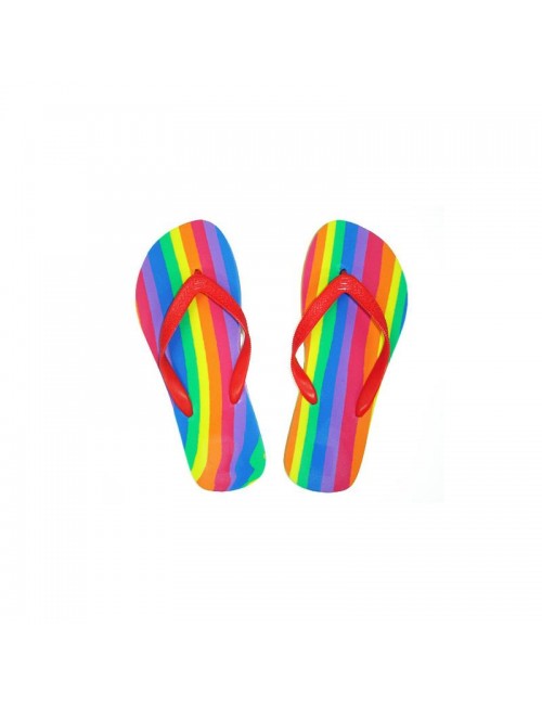 Chanclas con Bandera LGBT Talla 38 39