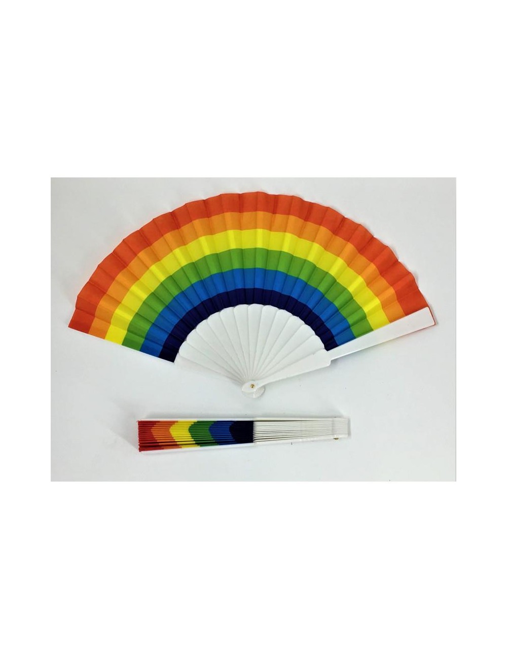 Abanico Plastico Bandera LGBT