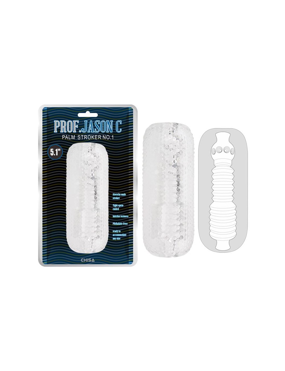 Masturbador Masculino Palm Stroker No 1 49 Transparente