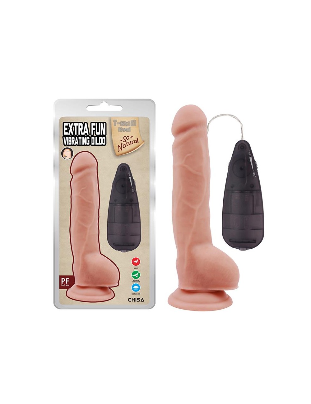 Dildo Vibrador Realista Extra Fun 92