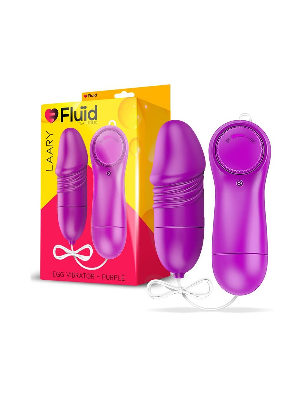 Laary Huevo Vibrador Multi Velocidad Control Remoto Purpur